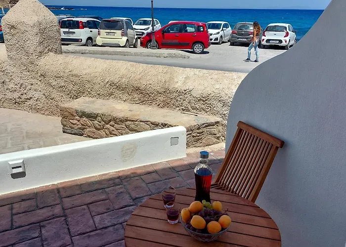 Naxos Town 2 Beachfront With Patio *