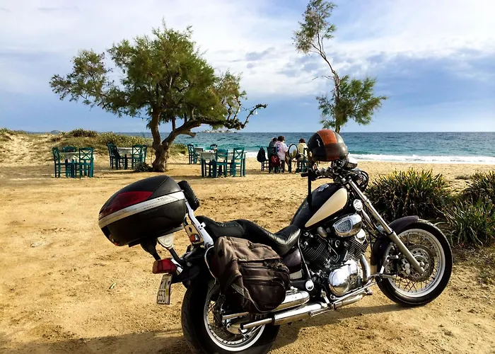 Naxos Town 2 Beachfront With Patio Naxos City